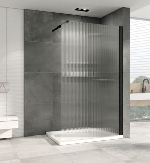 Душевая перегородка ABBER Immer Offen AG61101R8 100см чёрный